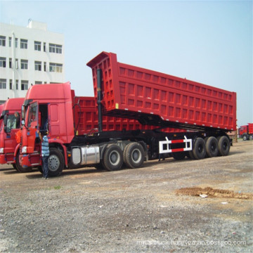 China Main Brand Tipping Semi Trailer